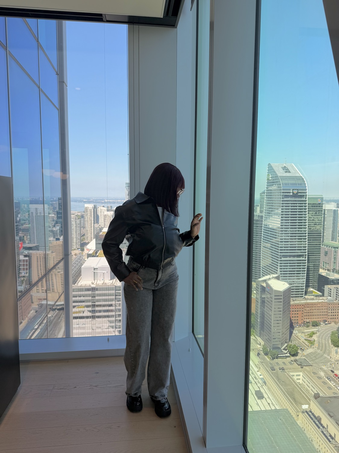 The city from the window